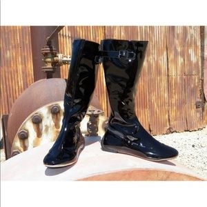 New Womens Tsubo Meroe Black Patent Tall Boots